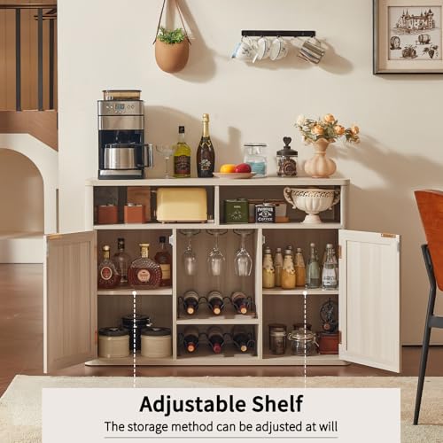 Rattan Wine Bar Cabinet with 2 Doors