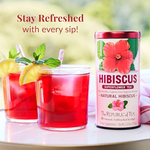 Natural Hibiscus Superflower Herbal Tea (36 Count)