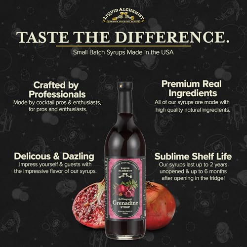 Grenadine Syrup for Cocktails (25.4 Fl Oz)