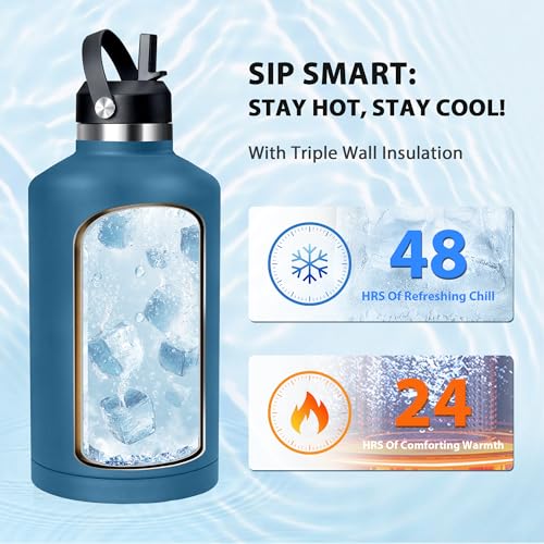Insulated Water Bottle 64 oz
