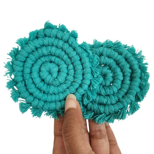 Cotton Car Coasters for Cup Holders (2 Count)