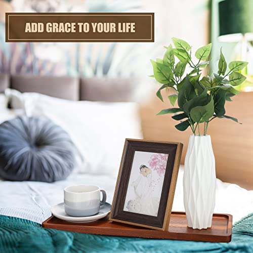 10 Pack Acacia Wood Serving Trays Rectangular (10 Count)