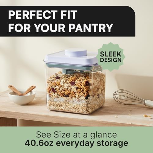 Bop Top Airtight Food Storage Containers with Lid Multi Pack (4 Count)