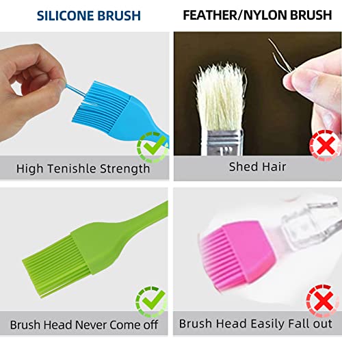 6 PCS CUALORK Silicone Basting Brush