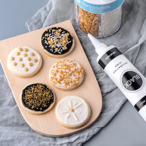 Sprinkles 6 Cell Edible Sprinkle Mix Jimmies Perfect for Cake Decorations Baking Ice Cream Cookies Cupcake Topper (6.45 Ounce)