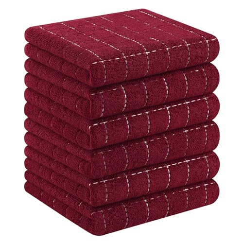 100% Cotton Terry Kitchen Towels (6 Count)