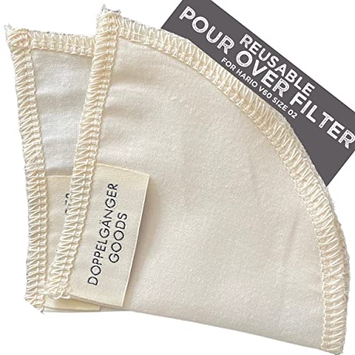 Reusable Cotton Pour Over Filter 2 (2 Count)
