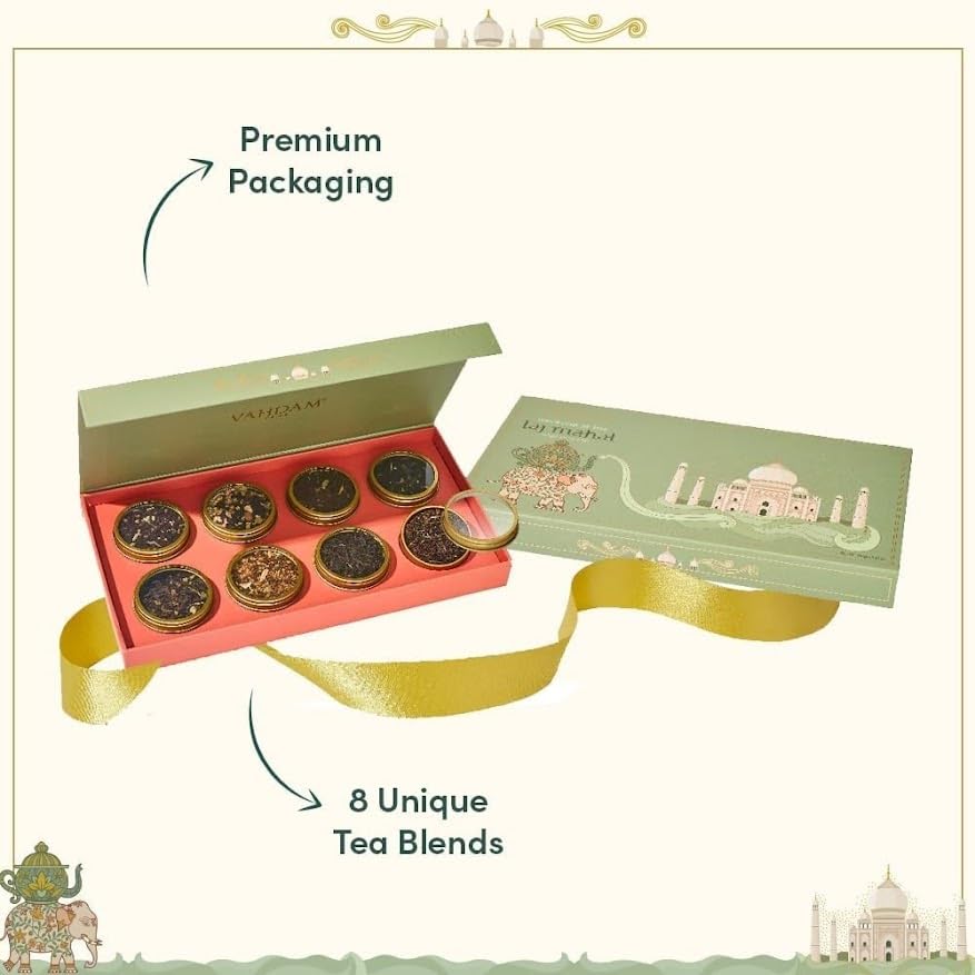 Weekend In Taj Mahal Tea Gift Set Travel Edition Gift Box (3.53 Ounce)