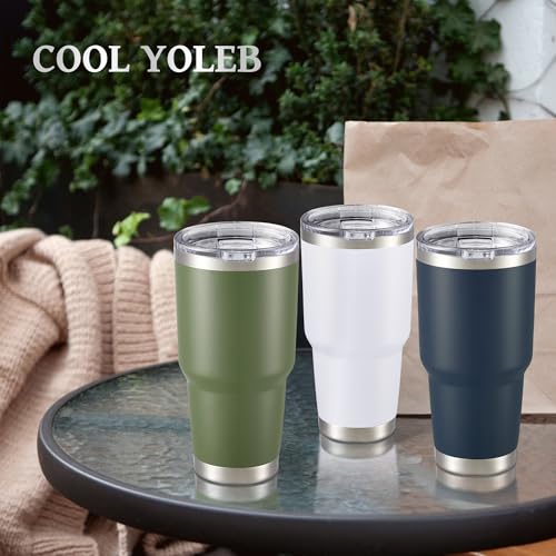 30 oz Tumbler with Lid Stainless Steel Tumblers Bulk (12 Count)