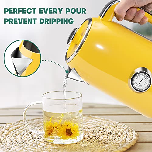 57oz Electric Kettle with Thermometer