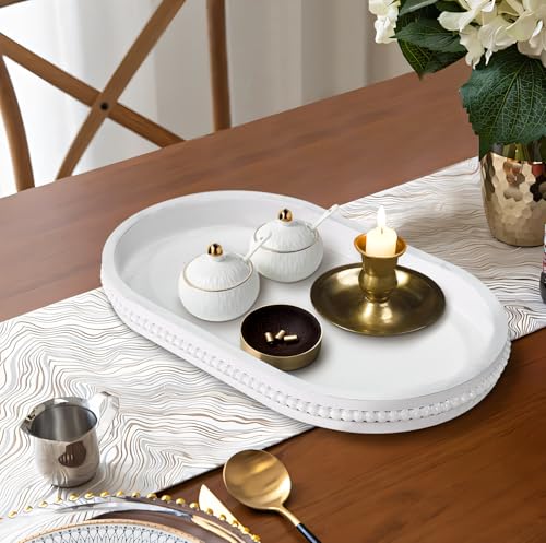 Oval Decorative Wooden Tray