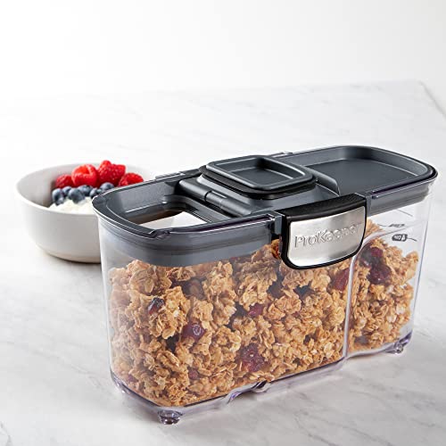 International ProKeeper+ Clear Plastic Airtight Food Baker's Kitchen Storage Organization Container Canister Set with Magnetic Accessories (2 Count)