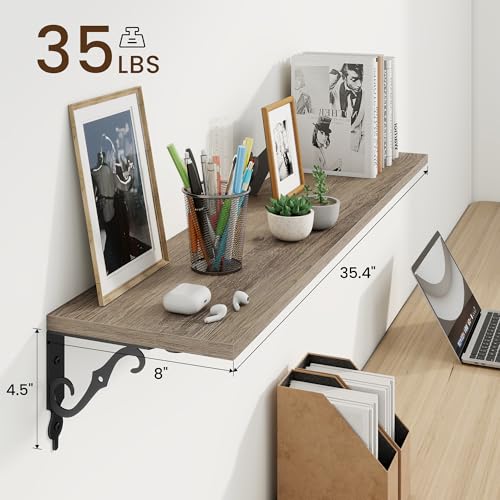 Floating Shelves for Wall Decor (2 Count)