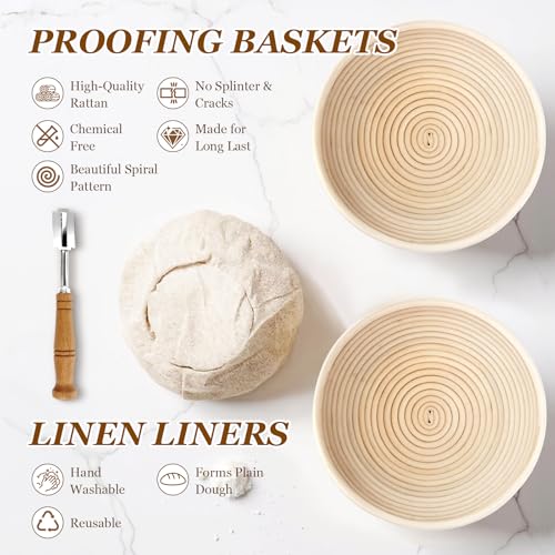 Sourdough Bread Baking Supplies (2 Count)