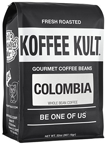 Colombian Medium Roast Coffee Beans 100% Single Origin Colombia Arabica Whole Bean (32 Ounce)