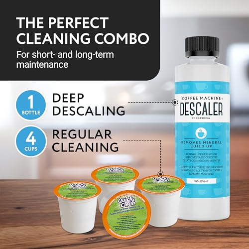 Coffee Machine Descaler & Cleaning Bundle (8 Fl Oz)