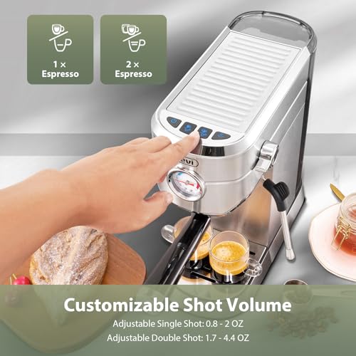 20 Bar Compact Espresso Machine for Home