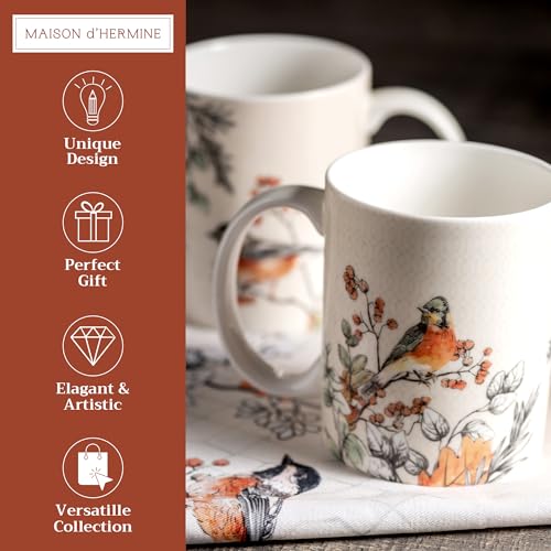 Coffee Mug with Handles Tea Cups (2 Count)