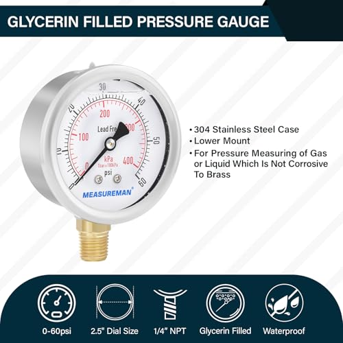 Lead Free Pressure Gauge