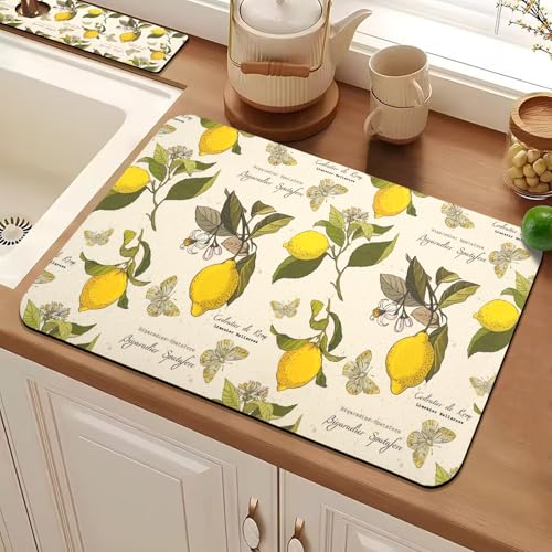 19.5" x 12" Dish Drying Mat & 24" x 5.5" Sink Splash Guard