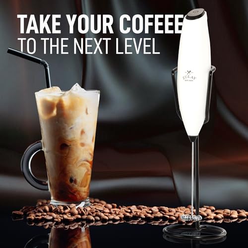 Powerful Milk Frother Wand With Duracell Batteries