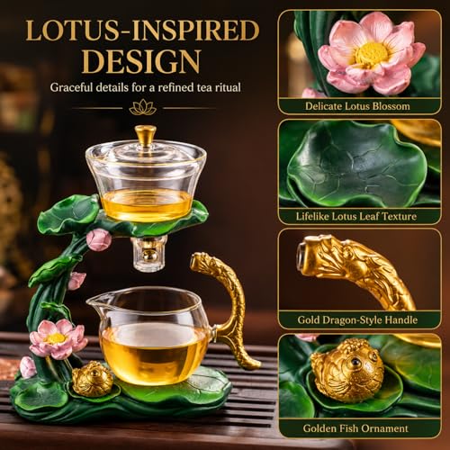 Glass Lotus Teapot with Infuser