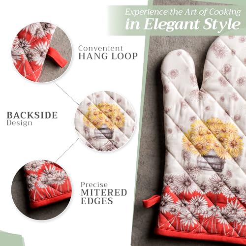 Maison d'Hermine Oven Gloves 100% Cotton Oven Mitt