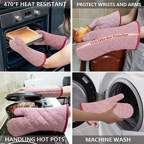 Yarn Dyed Oven Mitts 1 Pair