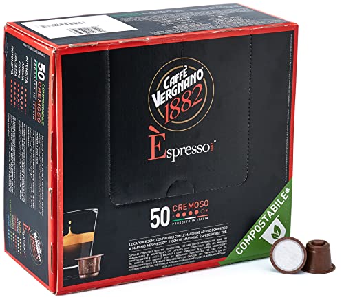 Caffe Vergnano Cremoso Espresso Pods (50 Count)