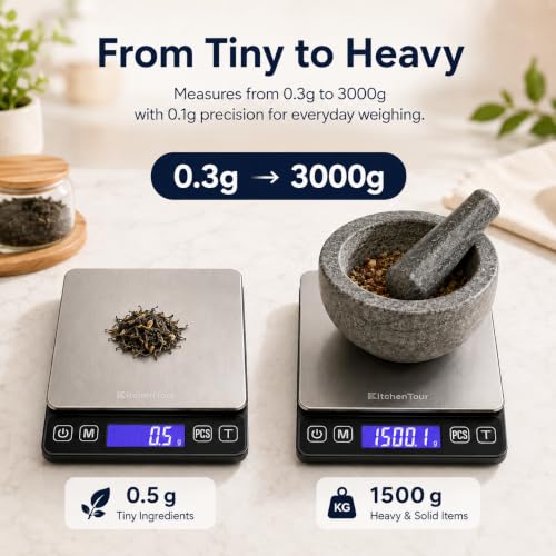 KitchenTour Digital Kitchen Gram Scale