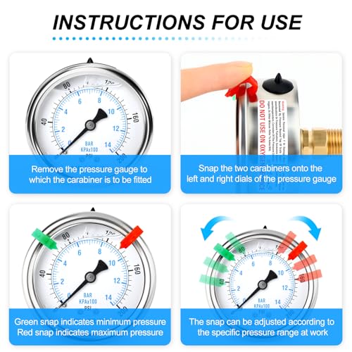 0~200Psi Liquid Filled Pressure Gauge 1