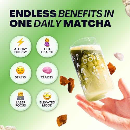 Mushroom Matcha+ Ceremonial Grade Matcha Powder (6.3493 Ounce)