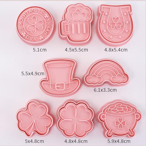 St. Patrick's Day Cookie Cutters (8 Count)