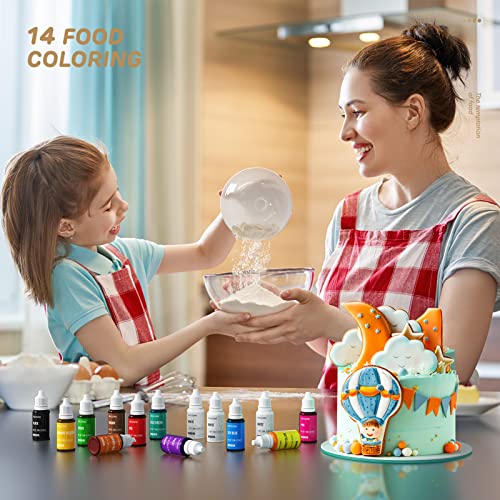 14 Food Coloring Set (4.9 Fl Oz)