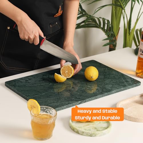 Green Marble Cutting Board for Kitchen