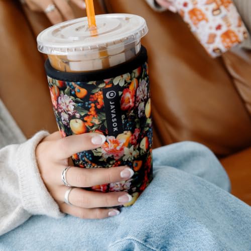 JavaSok Iced Coffee & Cold Soda Insulated Neoprene Cup Sleeve