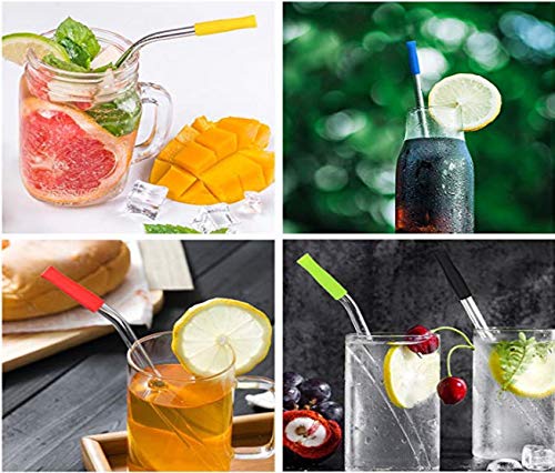 Silicone Straw Tips for Stainless Steel (100 Count)