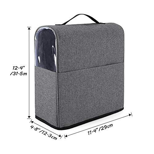 Coffee Maker Dust Cover With Pockets for K Cup