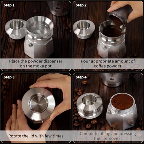 2 3 Cup Moka Pot Tamper