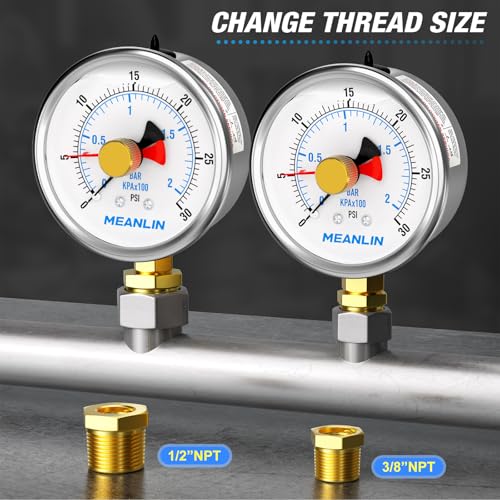 0~30Psi Stainless Steel 1