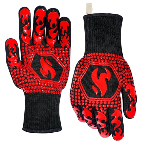 BBQ Gloves BBQ Accessories 1472℉ Extreme Heat Resistant (2 Count)