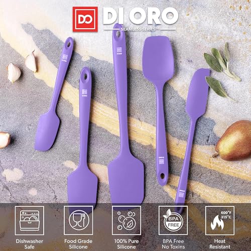 DI ORO Silicone Spatula Set (5 Count)