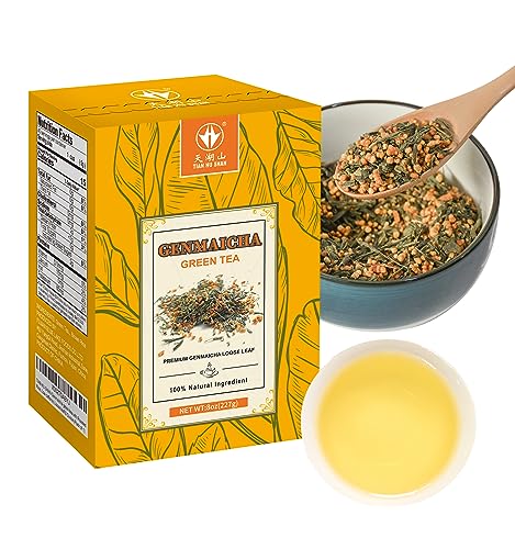 Genmaicha green tea with Roasted Rice (8 Ounce)