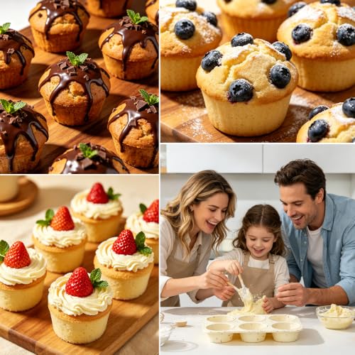 Silicone Muffin Pan for Baking