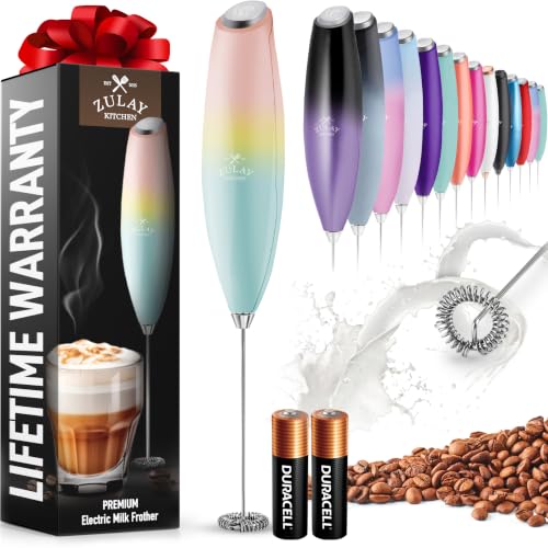 Zulay Powerful Milk Frother for Coffee with Upgraded Titanium Motor
