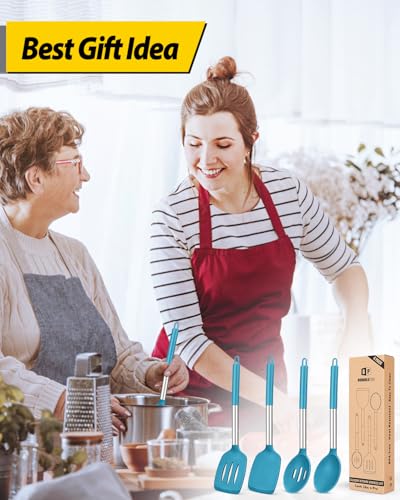 Pack of 4 Silicone Cooking Utensils Set (4 Count)