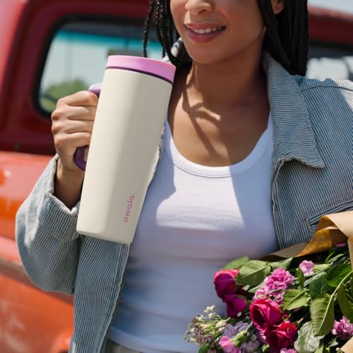 SmoothSip Slider Stainless Steel Insulated Travel Mug with Handle