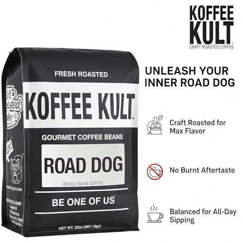 Road Dog Dark Roast Coffee Beans (32 Ounce)