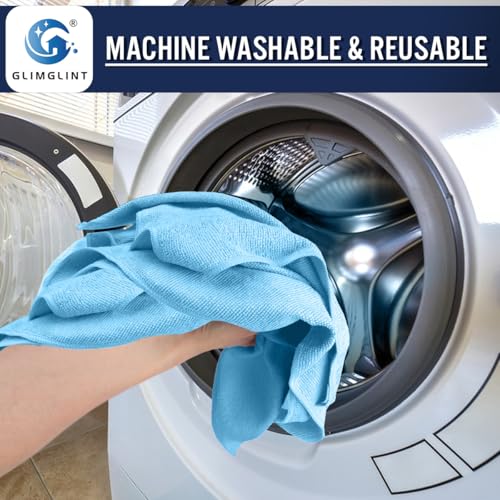 Blue Microfiber Cleaning Cloth (150 Count)