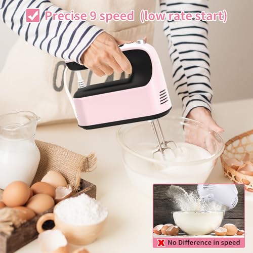 9 Speed Digital Hand Mixer Electric